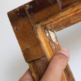 Old gilded wooden frame