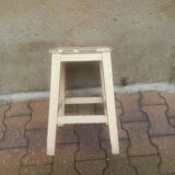 Vintage wooden workshop stool