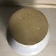Old ceramic vase signed jb blue - white vintage marble style