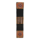 1970s Turkish Oushak Handmade Wool Cotton Brown Runner Rug 50x268