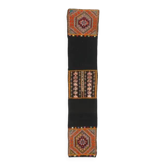 1970s Turkish Oushak Handmade Wool Cotton Brown Runner Rug 50x268