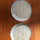 Pair of Bougeoirs BETSCHDORF Schmitter Ceramic Blue Vintage