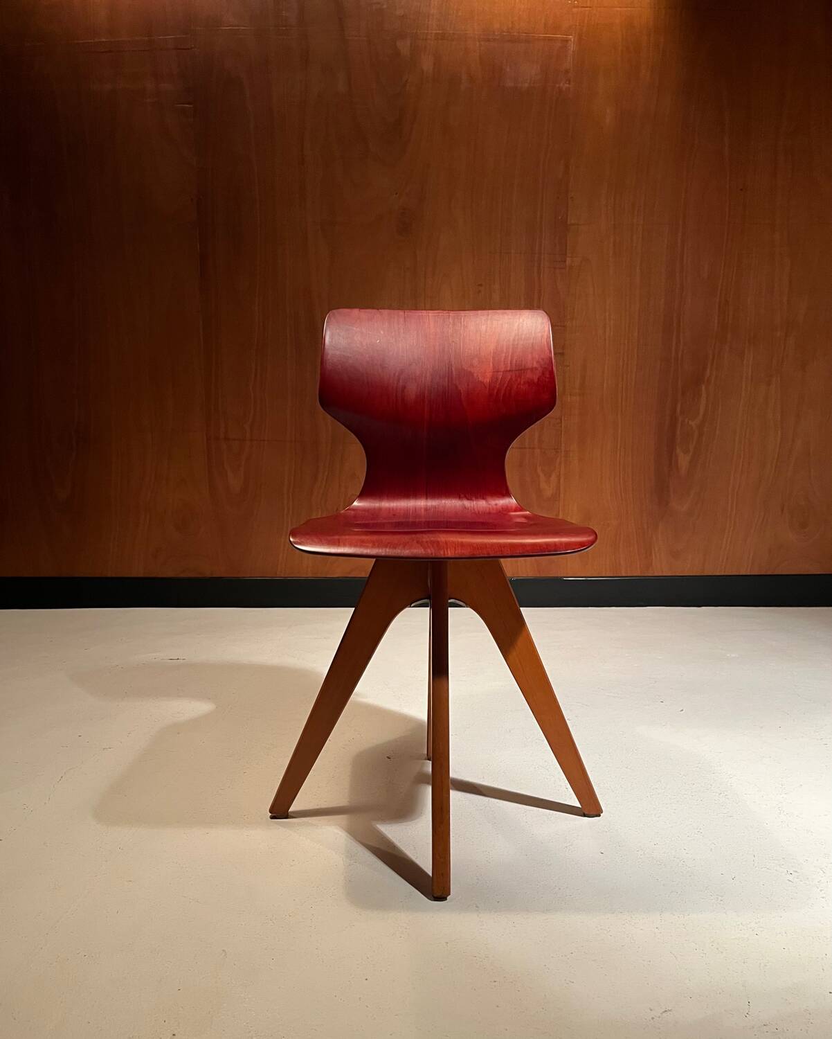 Flototto chair - vintage plywood 1960