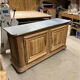 Solid walnut bar-style sideboard