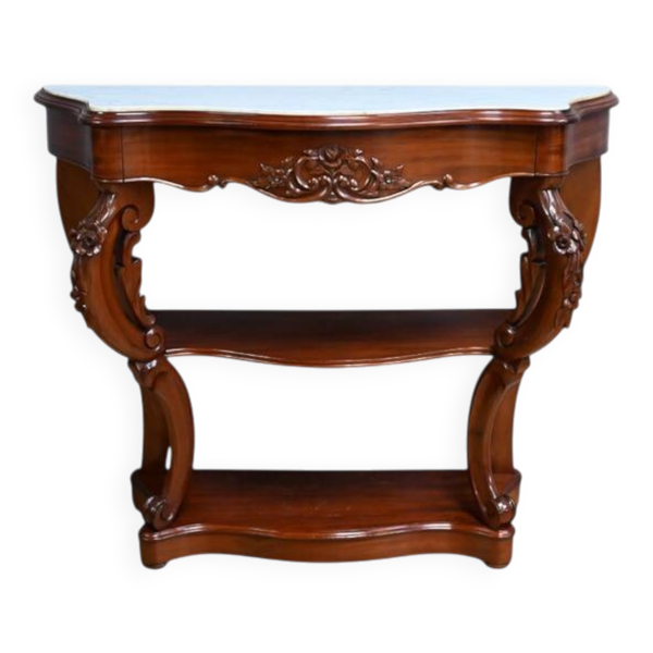 Console en Acajou, époque Napoléon III – 2ème Partie XIXe