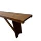 XL vintage solid wood bench / bench