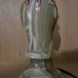 Multicolored marble lamp legs