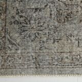 6x10 Black & Gray Oriental Style Turkish Rug, 201x301Cm