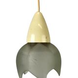 60s 70s Erco ceiling lamp ceiling light lamp light glass space age