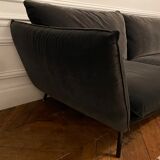 Sofa Sits velvet dark blue