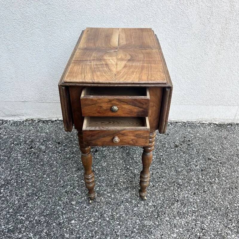 Table d'appoint, de toilette ancienne en bois