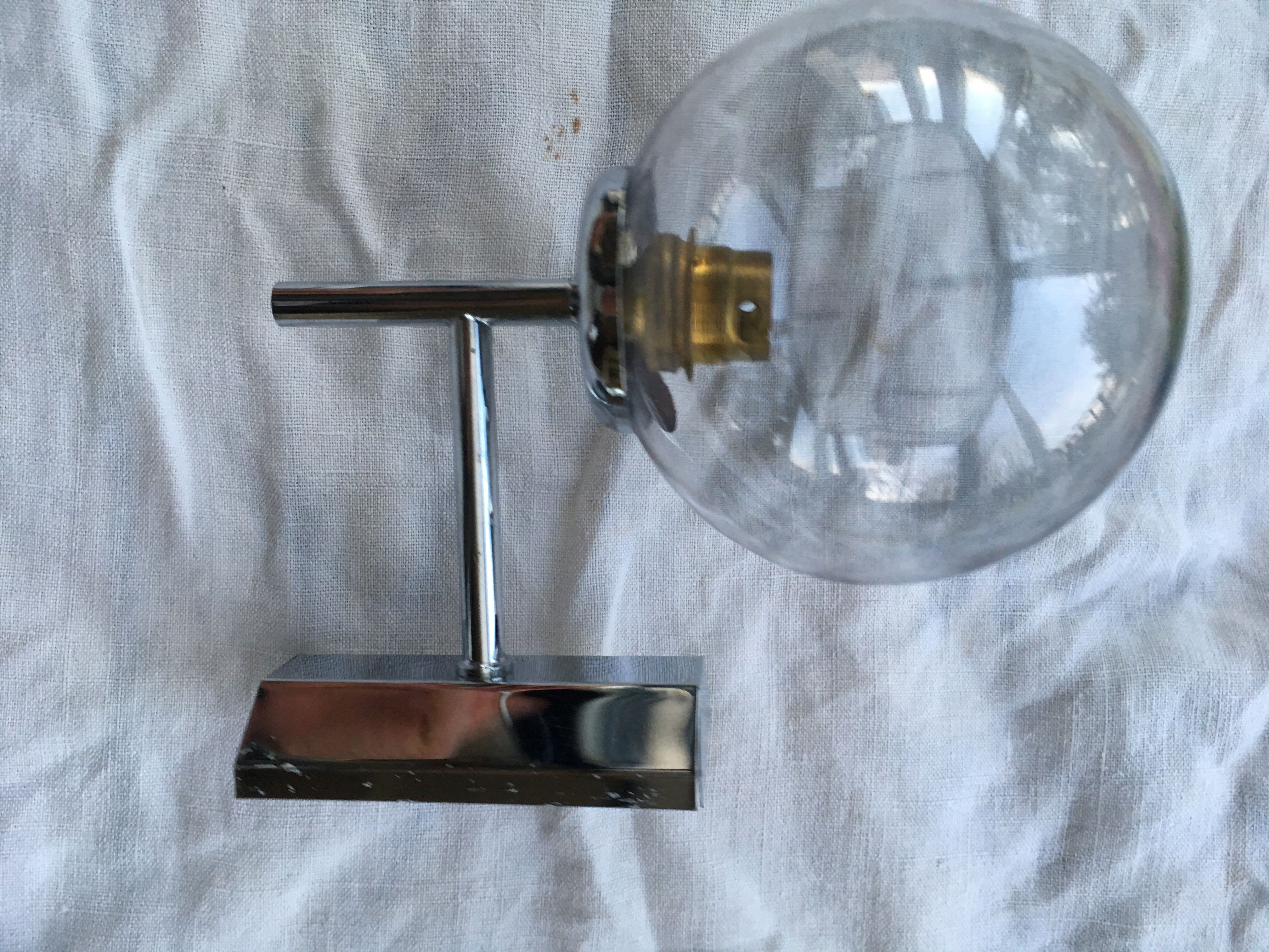 Globe vintage wall light