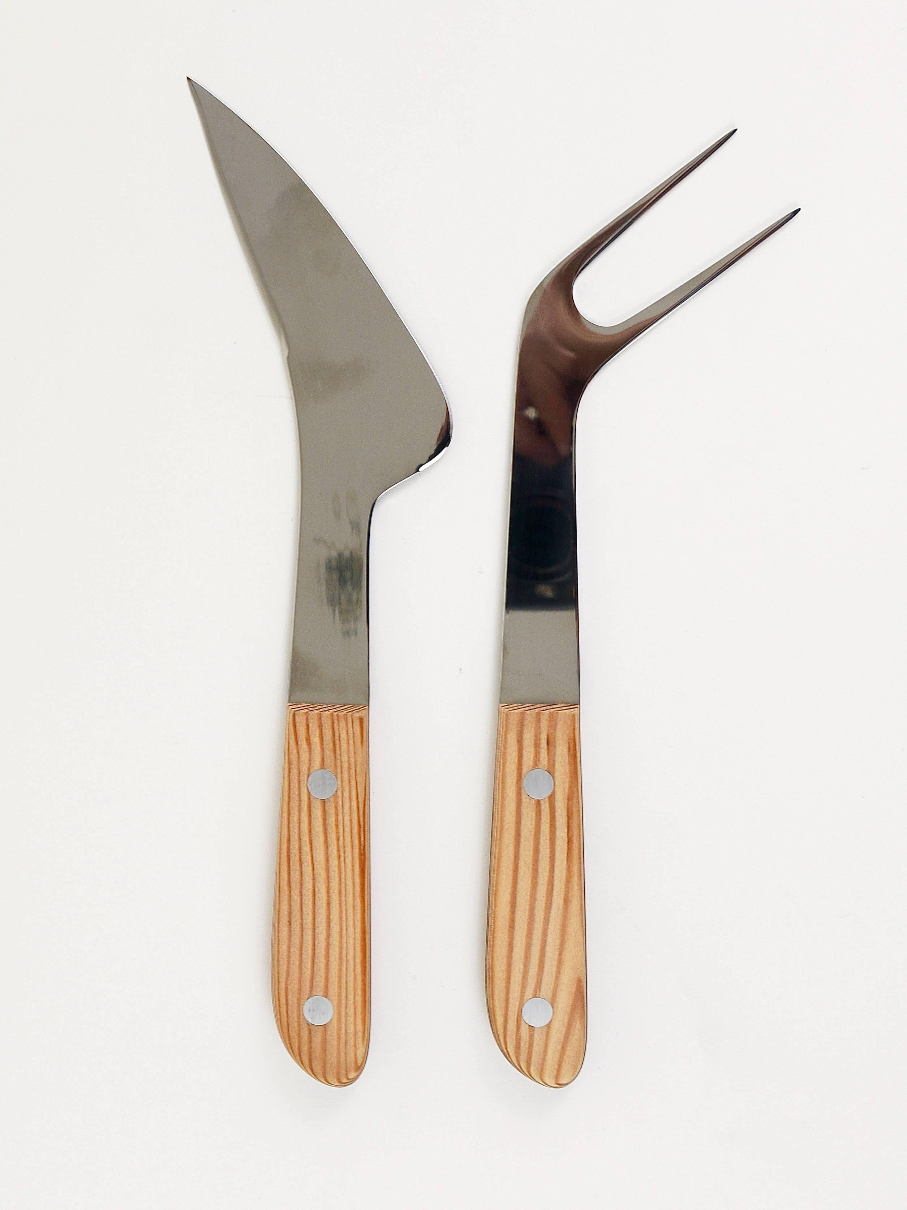 Mid-Century Sculpture Set 5009, Knife and Fork by Amboss Austria, 1960s