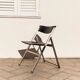 Vintage Tecno P08 folding chair from the 1990s, designed by Justus Kolberg.