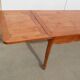 Large extendable table in solid wood