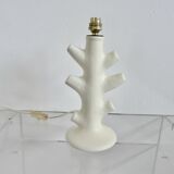 Matte white ceramic lamp 1960