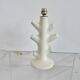 Matte white ceramic lamp 1960