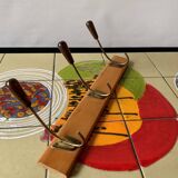 Vintage wall coat rack - 3 hooks