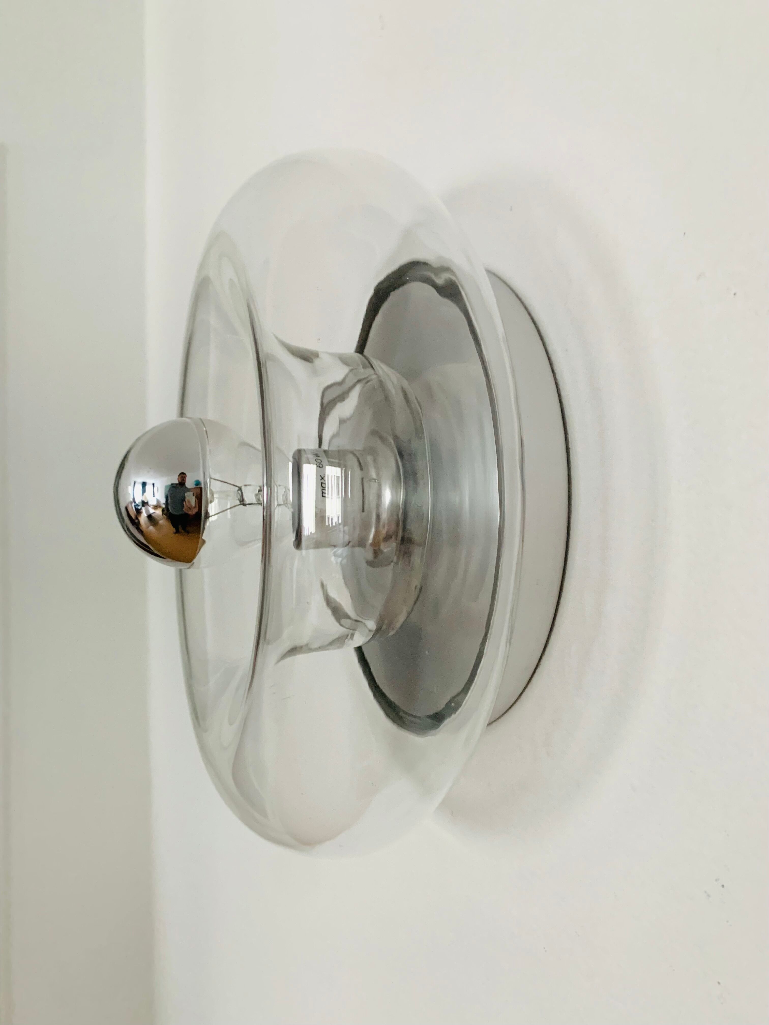 1 of 3 Donut Wall or Ceiling Lamps by Doria