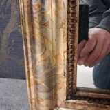 Louis Philippe mirror 81x60 heated copper