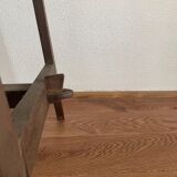Side table with slats reconstruction period