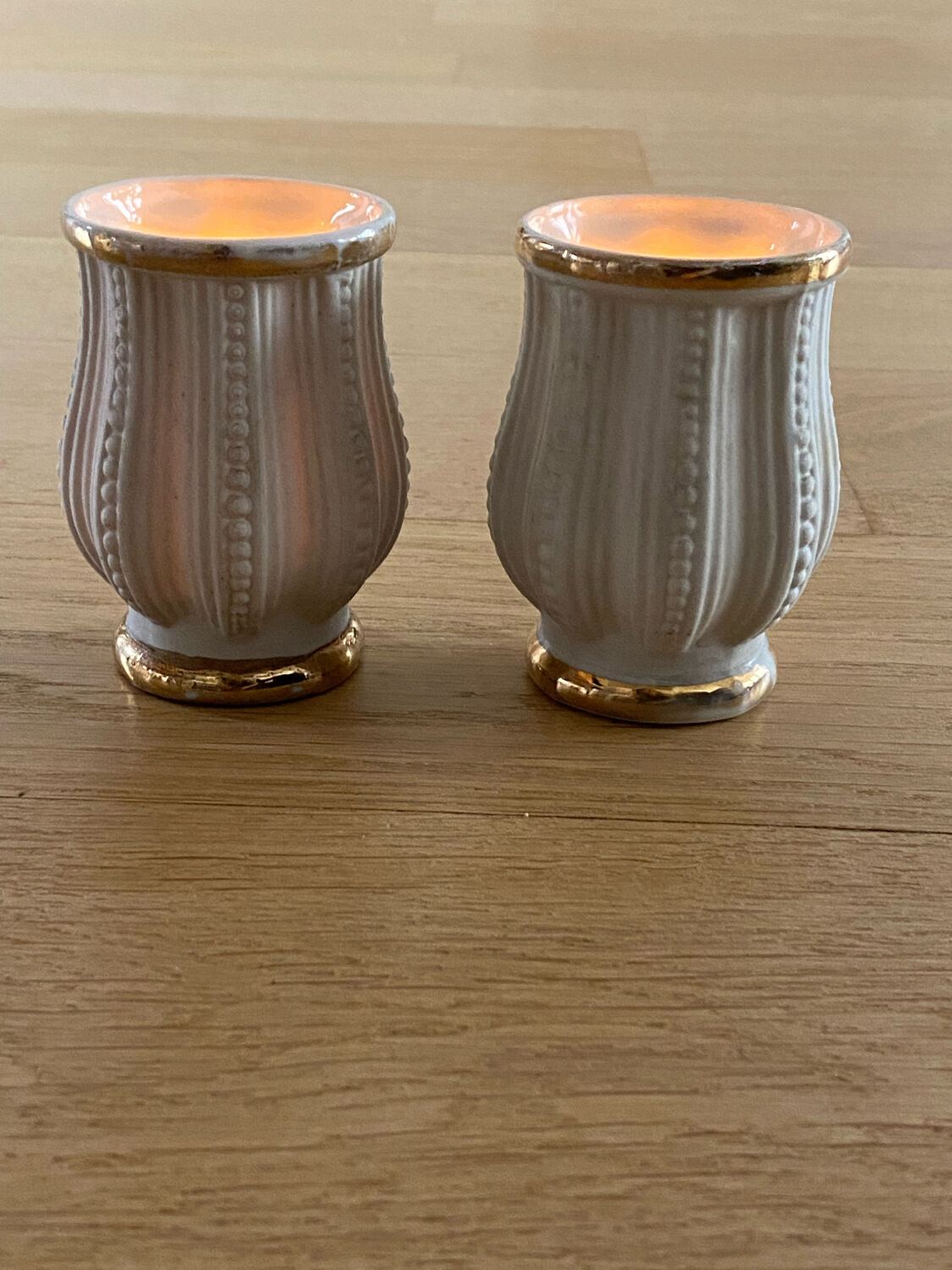 Pair of photophores manufacture La couleuvre