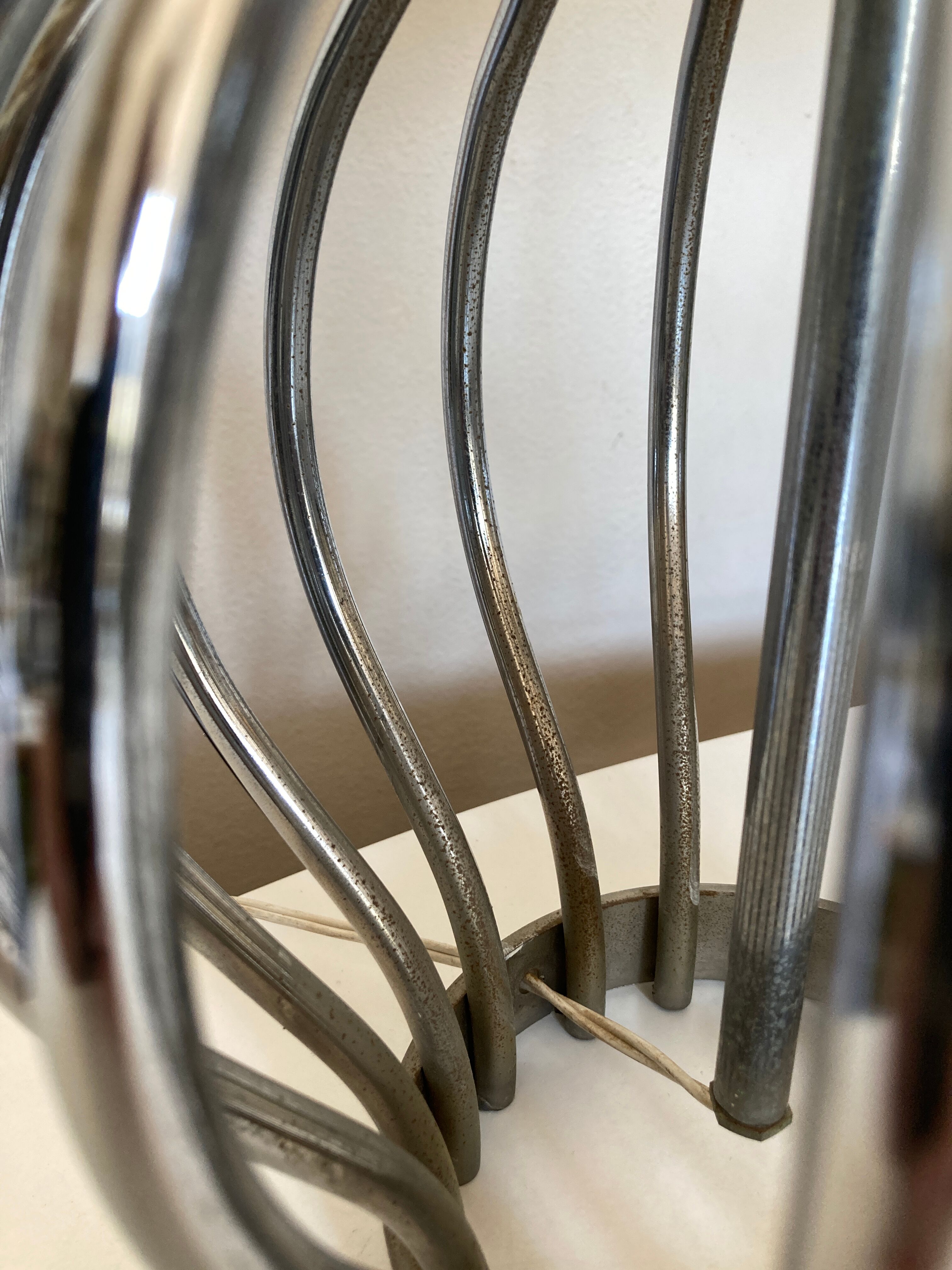 1970 space age 60cm XXL baluster lamp