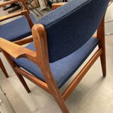 Pair of Erik Bush Scandinavian armchairs