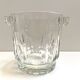 Old Bucket Ice Pot Ice Cubes Crystal Glass Vintage Made in Denmark Art Deco