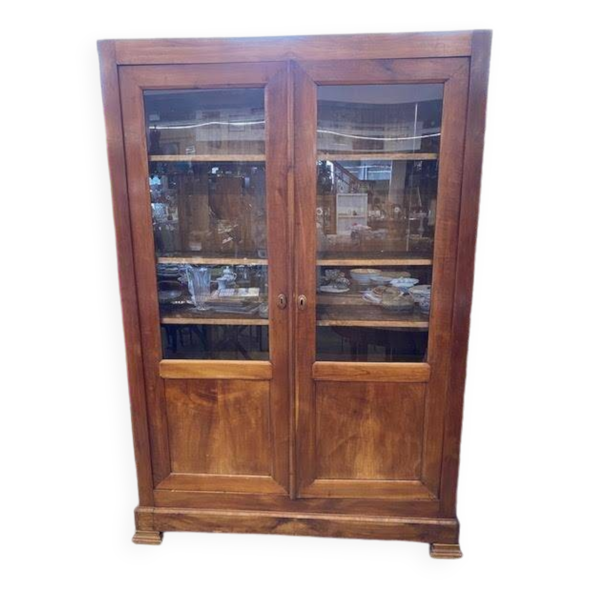 Cherry wood bookcase