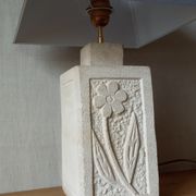 Lampe en pierre années 70