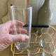 Scoubidou glass holder and its 6 glasses from 1960.