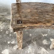 Large old teak chair or armchair H84 L60