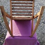 Vintage rocking foot rest