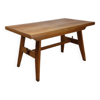 Table de repas de René Gabriel en chêne, 1950