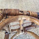 Rattan rocking horse