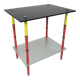 Arlecchino table with 2 glass plates, 1950s