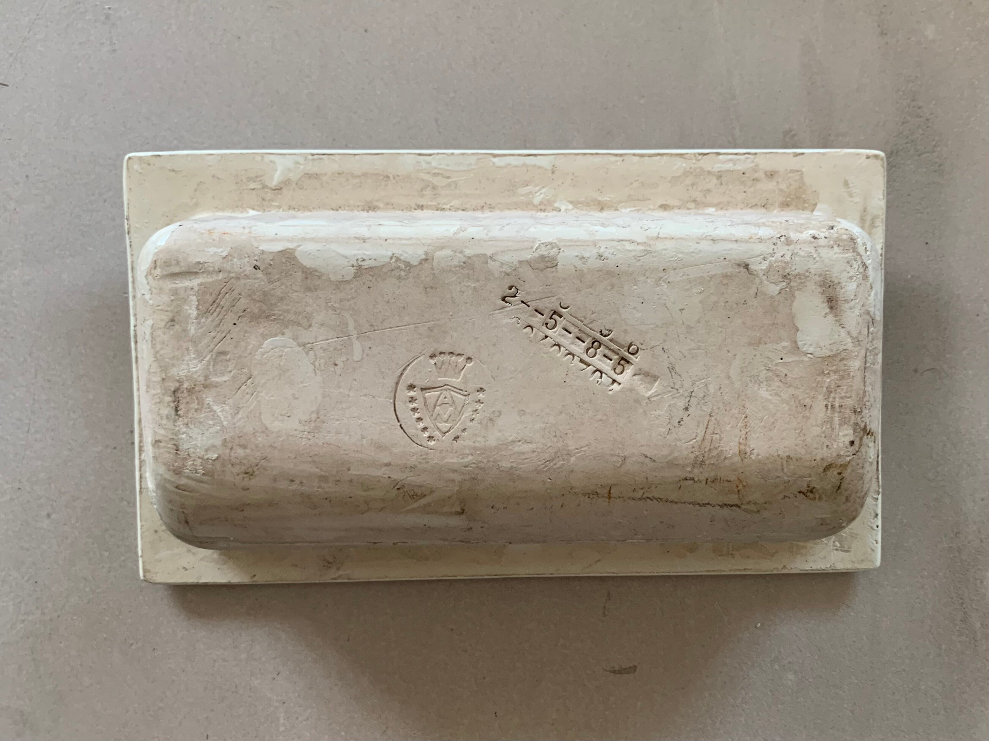 Wall mounted soap holder