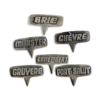 6 cheese labels