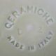6 antique dinner plates and serving dish Ceramiche, Italy