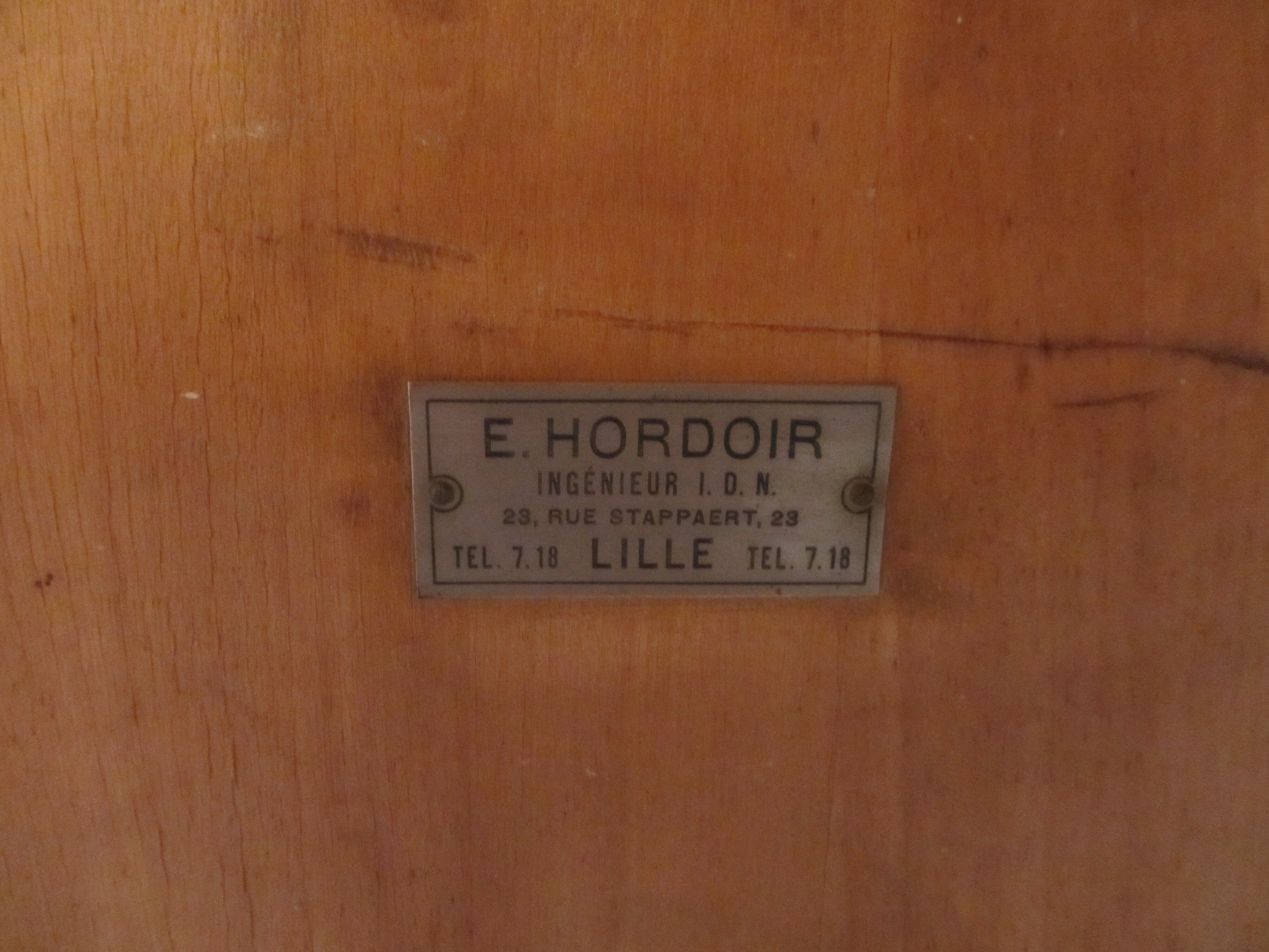 Drawing table 1950 UNIC cast iron base