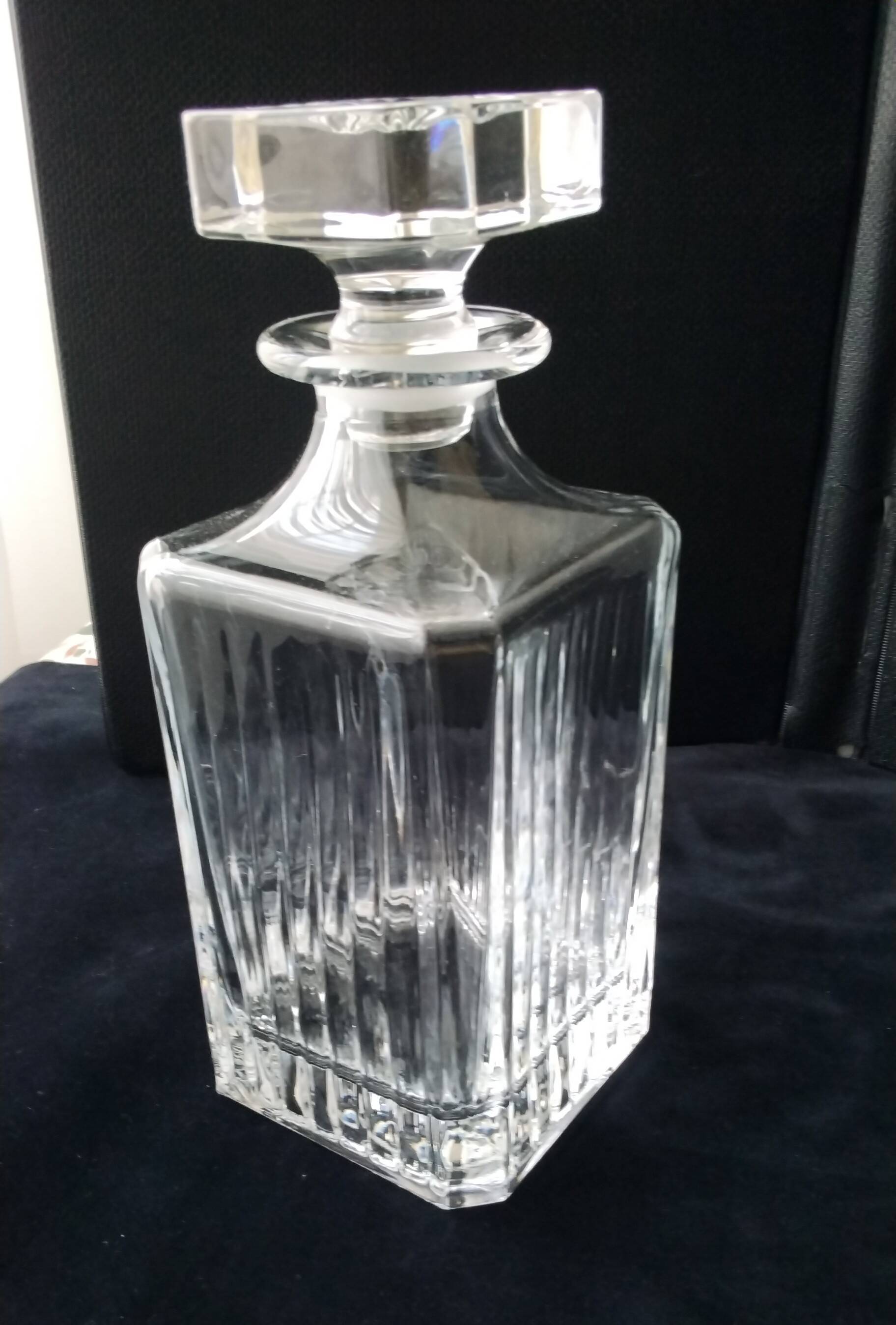 Crystal whisky carafe RCR