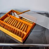 Brutalist dessert cutlery set by David Marshall, Spain, 1970