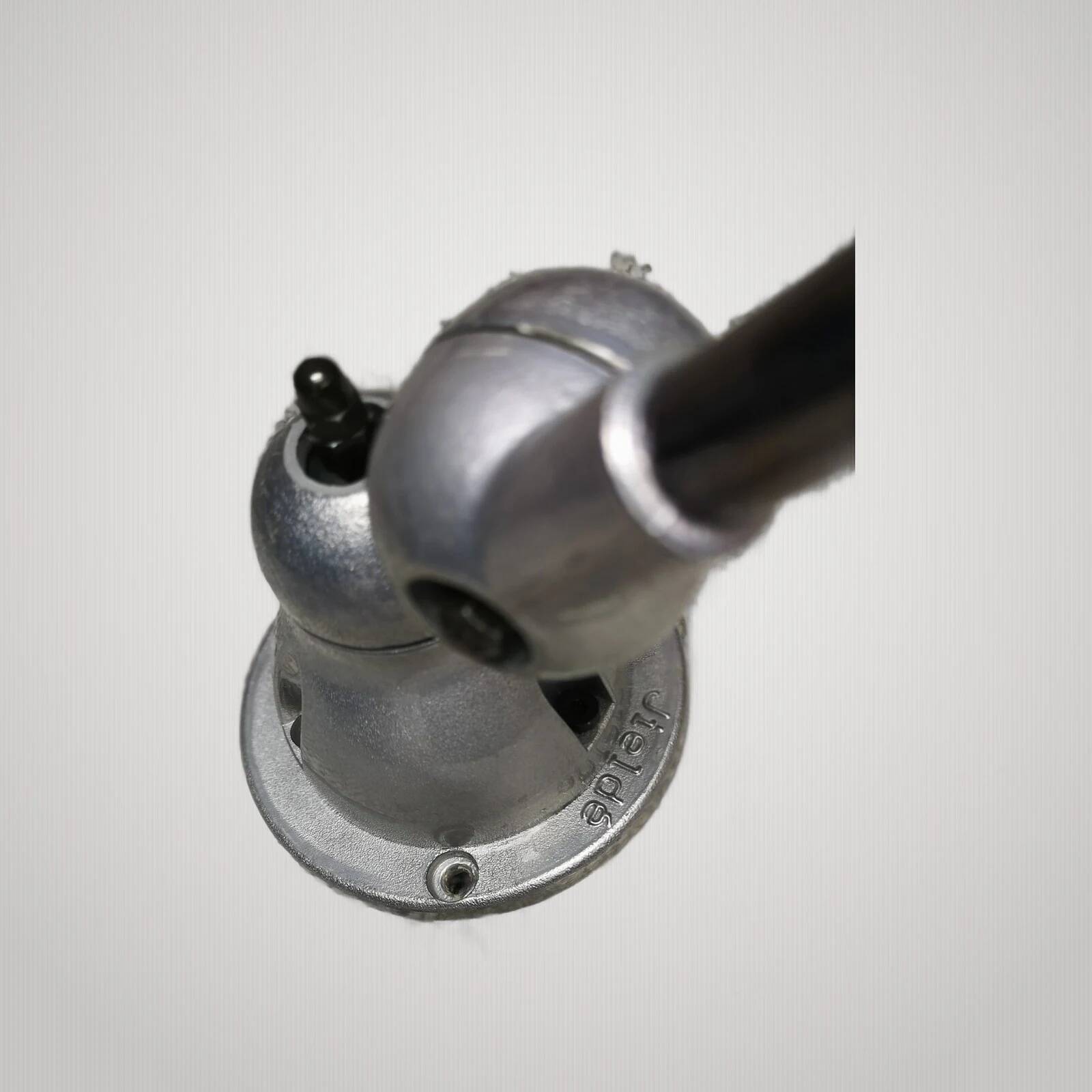 Jielde wall lamp with 2 articulated arms