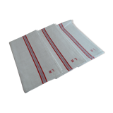 Lot 3 large old monogrammed LM towels