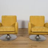 Mid-Century Swivel Armchairs, Denmark, 1960s, Set of 2
