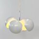 Dafne fiberglass pendant light by Olaf Von Bohr for Valenti, 1970