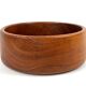 Mid Century Solid Teak Bowl, Danish Design, Vintage Fruit Bowl