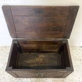 Coffre en chêne massif, XVIIIème siècle