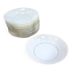 Assiette creuse en verre